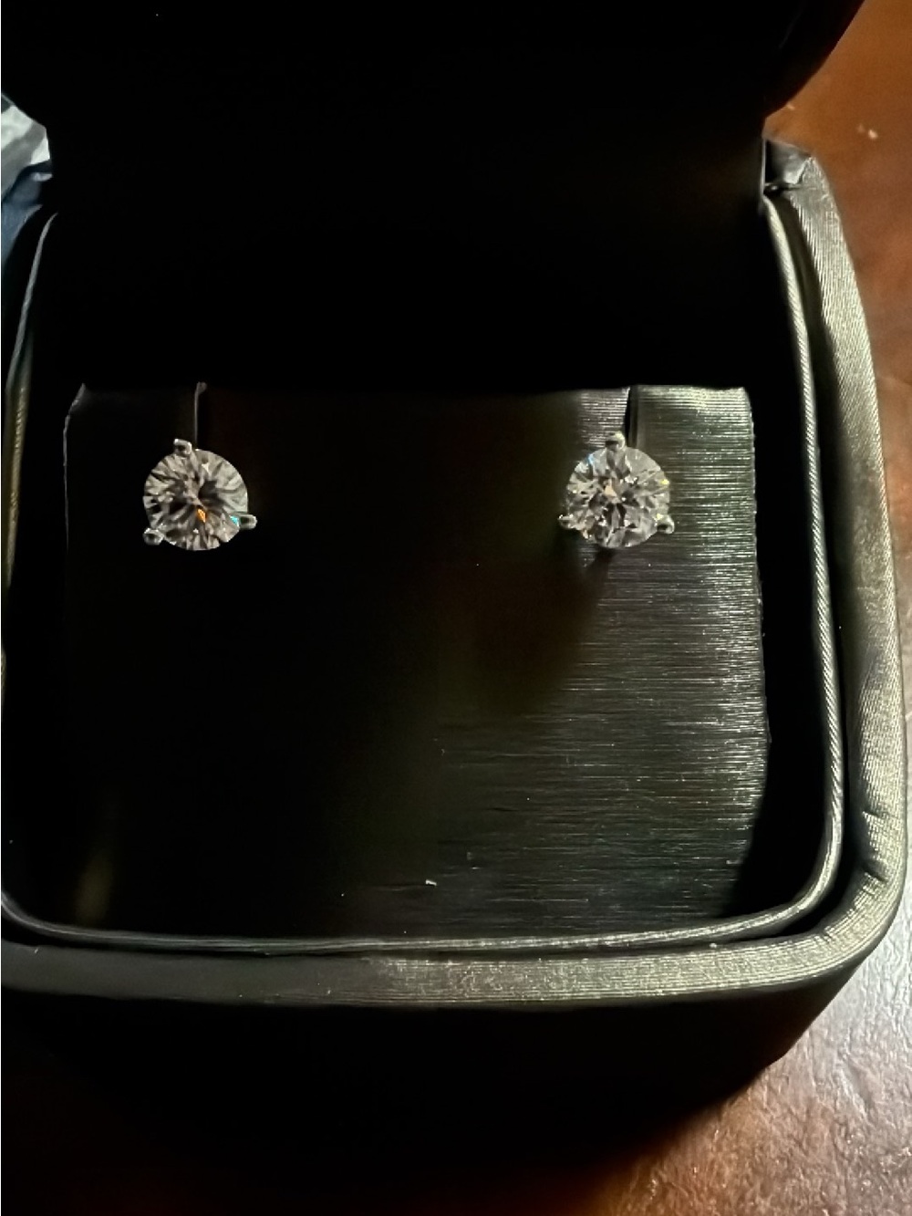 DIAMOND STUDS BOTH GIA CERTIFIED 1.40TW SI1 APPRAISAL $17K NEW